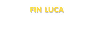 Der Vorname Fin Luca